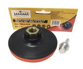 Dysk szlifierski na rzep 100 mm  do szlifierki wiertarki z gąbką czepny backing backer pad disc rotoszlif