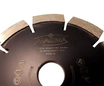 Tarcza diamentowa 125mm bruzdownica 10MM MTPB125 MTPB 125x22,2 125 x 22,2 125x22,2mm bruzdownicy bruzd frez zdjęcie nr 2