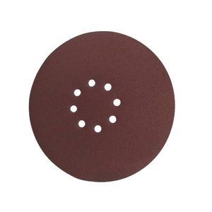 Krążki ścierne 225mm papier na rzep gr. 80 z otworami 100 szt ścierny krążek samoprzylepne zdjęcie nr 5