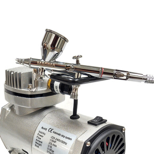 Aerograf z kompresorem 3L zestaw lakierniczy AB-180K AB180K AB 180K zdjęcie nr 12