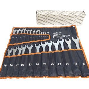 Klucze płasko-oczkowe zestaw 25 szt kluczy 6 - 32 mm 6-32mm na płachcie matowe CRV płachta kute zdjęcie nr 2