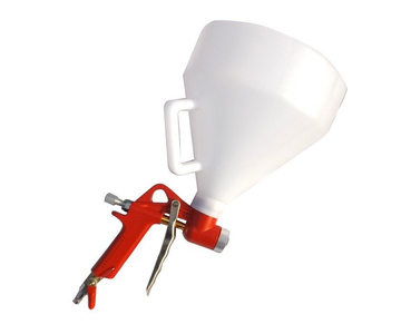 Pistolet do tynków plastik + zawór z dyszami , 4.0 6.0 8.0 FR-301 + wąż 8x12 15mb zdjęcie nr 2