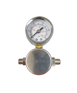 Filtr powietrza z odwadniaczem i manometrem separator AC2000 z zegarem 1/8 zdjęcie nr 2