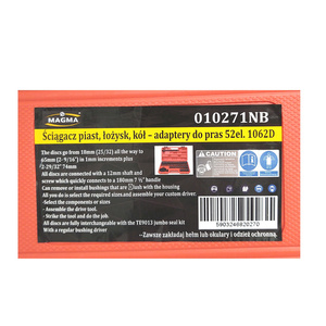 Ściągacz do łożysk i tulei adaptery prasy 18-74 1062D Adaptery do ściągaczy łożysk tulei 18-74mm zdjęcie nr 5