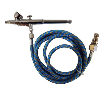 Aerograf z wężem dużego kompresora AB-137 0,3 areograf malarski do malowania zdjęcie nr 11