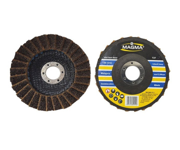 Tarcza lamelowa z włókniny 125 zielona szlifowania polerowania włóknina lamelka listkowa zdjęcie nr 3