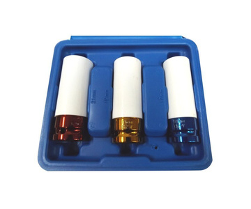 Nasadki udarowe długie do felg aluminiowych 1/2 17-21mm SCH-1001 zestaw 3el. zdjęcie nr 12