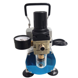 Kompresor do aerografu oryginał TC-20C + Aerograf AB136K AB 136K AB-136K bez logo super jakość do aerografii mini Airbrush compressor zdjęcie nr 6