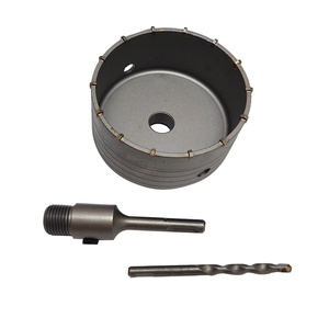 Otwornica widiowa 120 SDS+ frez otwornica z pilotem do muru betonu wiertło koronkowe 120mm adapter 450mm SDS MAX zdjęcie nr 7