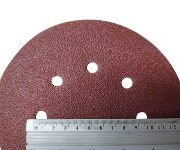Krążki ścierne 180 mm papier na rzep gr. 80 z otworami 10 szt ścierny krążek samoprzylepne zdjęcie nr 9