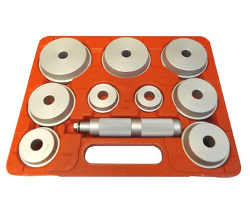 Zestaw do demontażu łożysk 10 elementów ściągacz do pras, wyciskania osiowego talerze prasy 1285 montażu uszczelniaczy 40-81mm wciskania 1014D tule zdjęcie nr 13