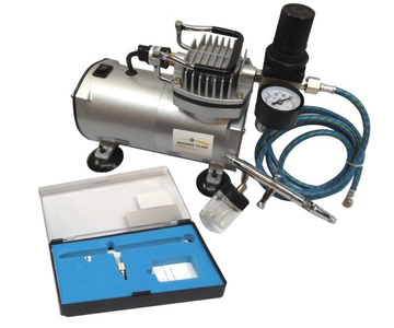 Kompresor do aerografów 20C + aerograf TG182 TG-182 zdjęcie nr 2