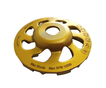 Zestaw tarcza diamentowa garnkowa MAGMA 125x22 segmentowa DCWD125 + tarcza diamentowa garnkowa MAGMA 125x22 turbo DCWT125 + tarcza garnkowa segmentowa 125mm MTO125P profesjonalna zdjęcie nr 15