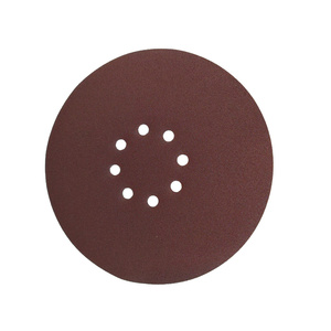 Krążki ścierne 225mm papier na rzep gr. 36 z otworami 100 szt ścierny krążek samoprzylepne zdjęcie nr 6