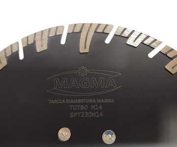 Tarcza diamentowa do cięcia betonu 230mm M14 turbo SPT230M14 Magma FLANGE SPT zdjęcie nr 14