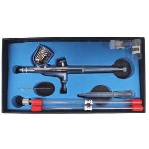 Aerograf AB-130 3 dysze 0,2; 0,3; 0,5 do aerografii BEZ LOGO AB130 AB 130 zdjęcie nr 3