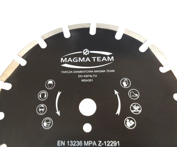 Tarcza diamentowa do cięcia asfaltu 300x25,4mm 300mm MSA301 Magma MSA 300x25,4 300 x 25,4 300x25,4mm zdjęcie nr 2