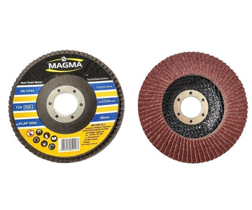 Tarcza tarcze lamelka listkowa 115mm gr 60 10 sztuk do metalu Magma płytkowa płytkowe zdjęcie nr 8