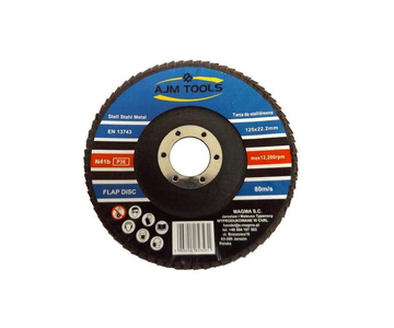 Tarcza tarcze lamelka listkowa 125mm 36 do metalu AJM TOOLS 10 sztuk 125 zdjęcie nr 4