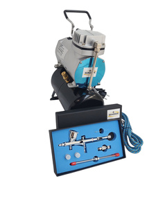 Zestaw malarski kompresor 20T z butlą z aerografem AB180S AB-180S zdjęcie nr 9