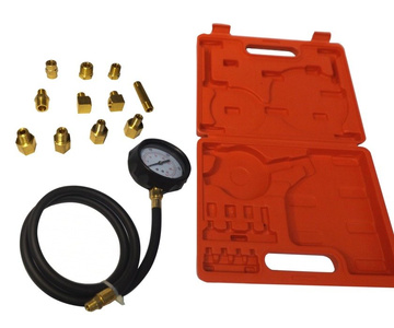 Tester ciśnienia miernik oleju dużo końcówek TU-11 adaptery próbnik 12 el.zestaw UK Wave Box Oil Pressure Meter Tester 1009G zdjęcie nr 2