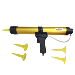 Pistolet wyciskacz pneumatyczny mas uszczelniania pneumatyczny FG13 + 5 dysz 600 ml zdjęcie nr 3