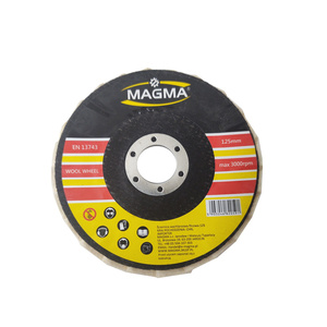 Tarcze filcowa FI 125 ściernica wachlarzowa tarcze do polerowania filc tarcza filcowa lamelka SC-W125D zdjęcie nr 2