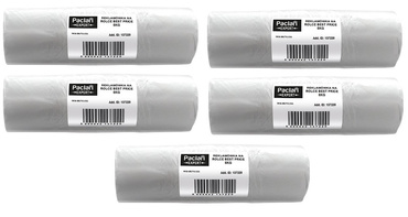 5 x rolki 600 sztuk Paclan Expert reklamówka reklamówki na rolce jednorazówka zrywki 5 kg 6,7 mic rolka zdjęcie nr 1