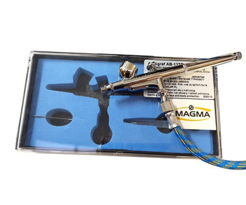 Zestaw do aerografii mini kompresor TC-20T aerograf AB-137 zdjęcie nr 8