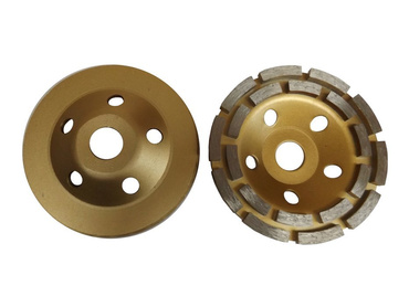 Tarcza diamentowa garnkowa 100x22,2 segmentowa DCWD100 diament 5mm Magma głowica do szlifowania betonu podwójny segment zdjęcie nr 6