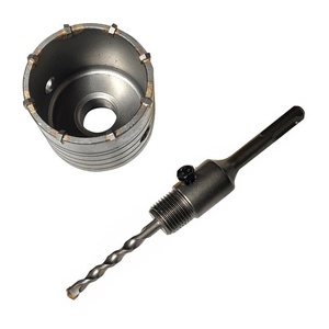 Otwornica do betonu 80mm przejście adapter sds+ plus frez przejścia adapter 450mm SDS MAX zdjęcie nr 11