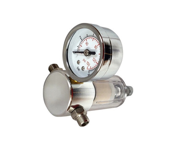 Filtr Powietrza Odwadniacz z manometrem 1/4 - 1/8 separator AC2000 z zegarem zdjęcie nr 5