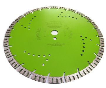 Tarcza diamentowa segmentowa turbo do cięcia betonu 350x25,4mm MHT351 Magma 15mm diament 350 mm MHT 350x25,4 350 x 25,4 350x25,4mm zdjęcie nr 5
