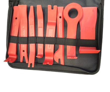 Ściągacze do demontażu tapicerki radia szczypce 19 elementów 1220F zestaw narzędzi do demontażu usuwania tapicerki spinek radia ściągacze zdjęcie nr 4