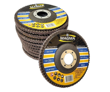 Tarcza tarcze lamelka listkowa 115mm gr 60 10 sztuk do metalu Magma płytkowa płytkowe zdjęcie nr 11