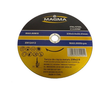 Tarcza tarcze do cięcia stali, metalu 230x2,0 10 sztuk Magma zdjęcie nr 8