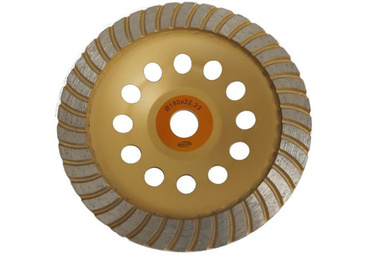 Zestaw tarcz diamentowych garnkowych do szlifowania betonu turbo i dwurzędowa 180x22,23 DCWT180 DCWD180 Magma zdjęcie nr 2