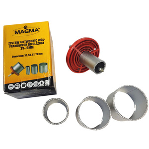 Otwornice do glazury wolframowe 33-73 otwornica płytek wolframowa 4 el. zdjęcie nr 2