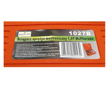 Ściągacz sprężyn zawieszenia mechaniczny mocny 1,5T McPherson 1027B MacPherson zdjęcie nr 13