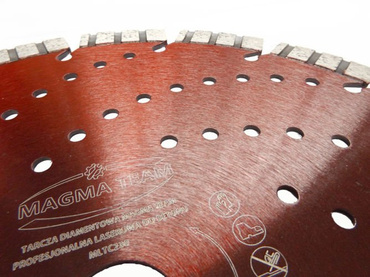 Tarcza laserowa diamentowa do betonu 230x22,2mm MLTC230 TURBO Magma MLTC 230x22,2 230 x 22,2 230x22,2mm zdjęcie nr 7