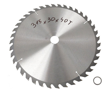 Piła tarcza tarcze do cięcia drewna 315mm 40T z widią 315x30-25,4 mm x 40 zębów widiowa AJM Tools 315x30x40t zdjęcie nr 1