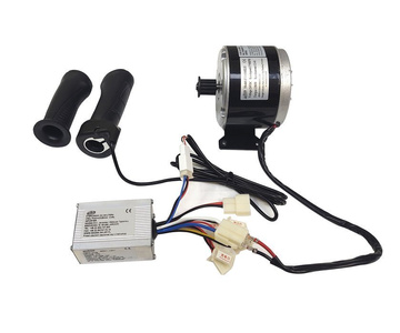 Silnik elektryczny 24V 250W z rolka 1016 + sterownik + manetka napęd zdjęcie nr 2