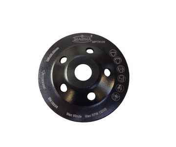 Tarcza diamentowa garnkowa turbo 125x22 PREMIUM MPTR125 5mm głowica do szlifowania betonu zdjęcie nr 7