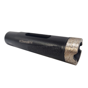 Wiertło diamentowe 25 mm z gwintem M14 czarne zdjęcie nr 2