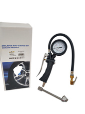 Pistolet do pompowania kół opon z manometrem TG-14 TIR TG14