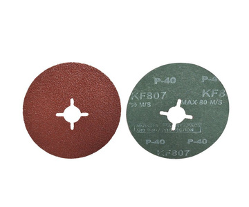 Krążek fibrowy fi 125 tarcza fibrowa do szlifowania metalu drewna pcv pakiet 25 szt. fibra granulacja 40 zdjęcie nr 4