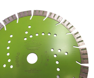 Tarcza diamentowa segmentowa turbo do cięcia betonu 230x22,2mm MHT230 Magma 230 mm kamienia MHT 230x22,2 230 x 22,2 230x22,2mm zdjęcie nr 5