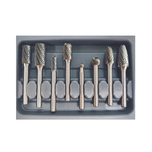 Zestaw 8 sztuk frezów HM widiowych do metalu pilniki obrotowe Magma węglik spiekany pilników obrotowych zdjęcie nr 2