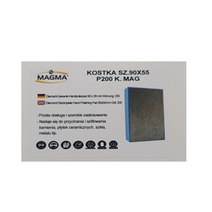 Diamentowa kostka do szlifowania gresu kamienia gąbka 90x55 gradacja 200 polerska poler gres kamień g200 zdjęcie nr 3