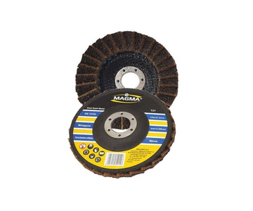 Tarcza lamelowa z włókniny 125 zielona szlifowania polerowania włóknina lamelka listkowa zdjęcie nr 4